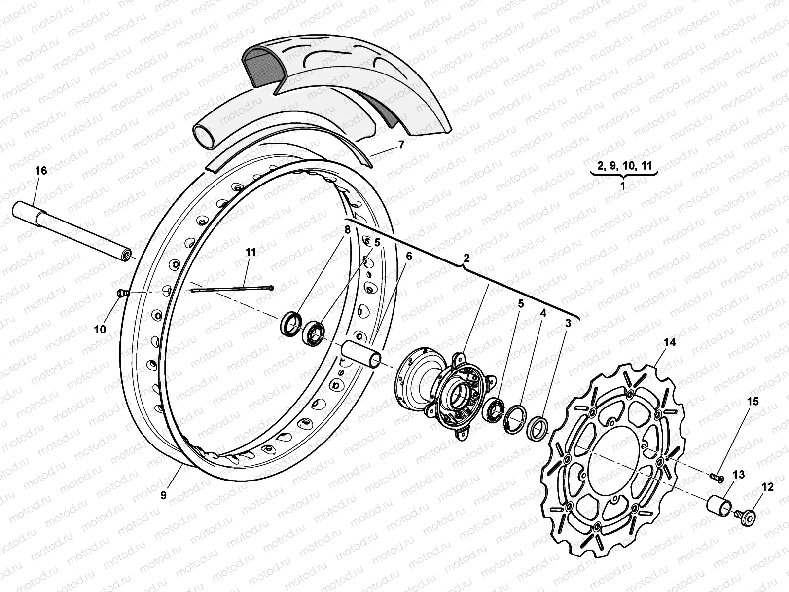 FRONT WHEEL