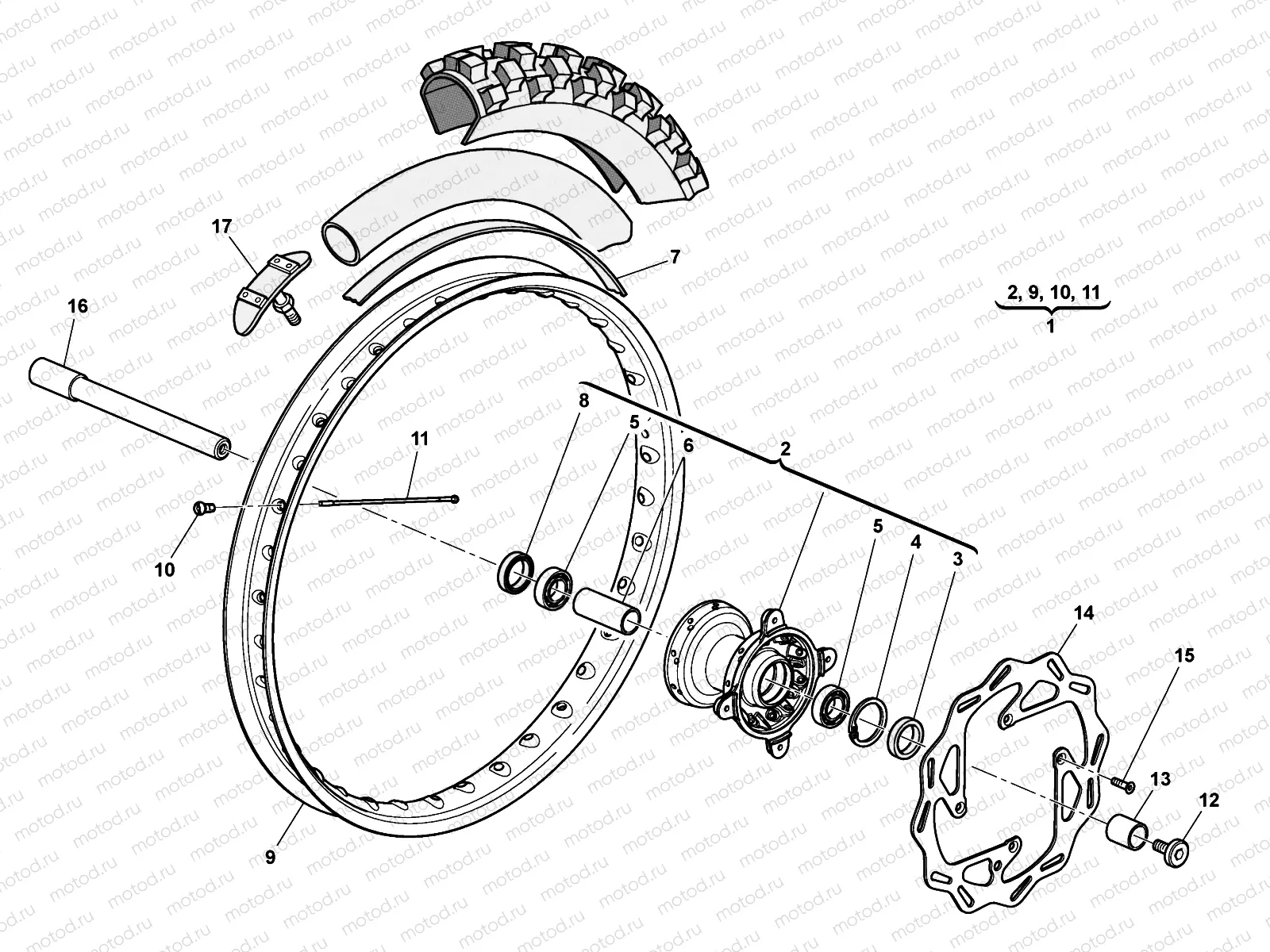 FRONT WHEEL
