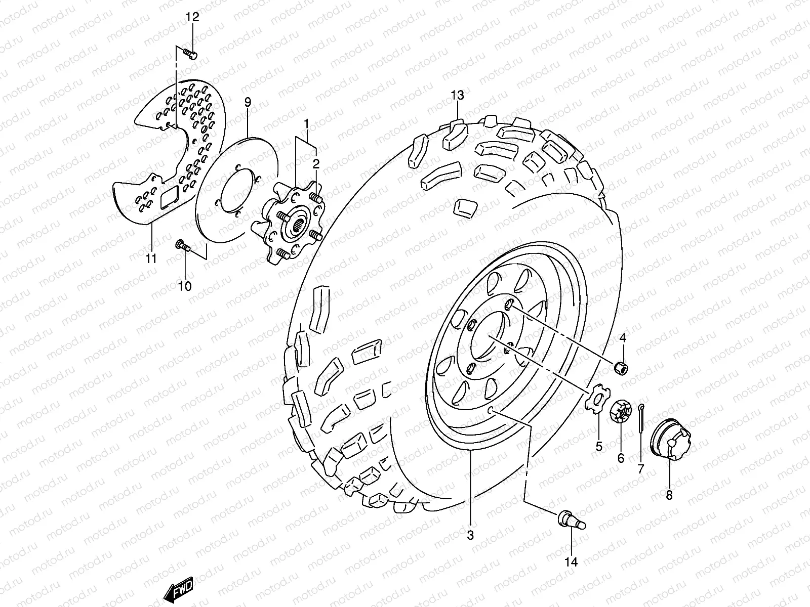 FRONT WHEEL