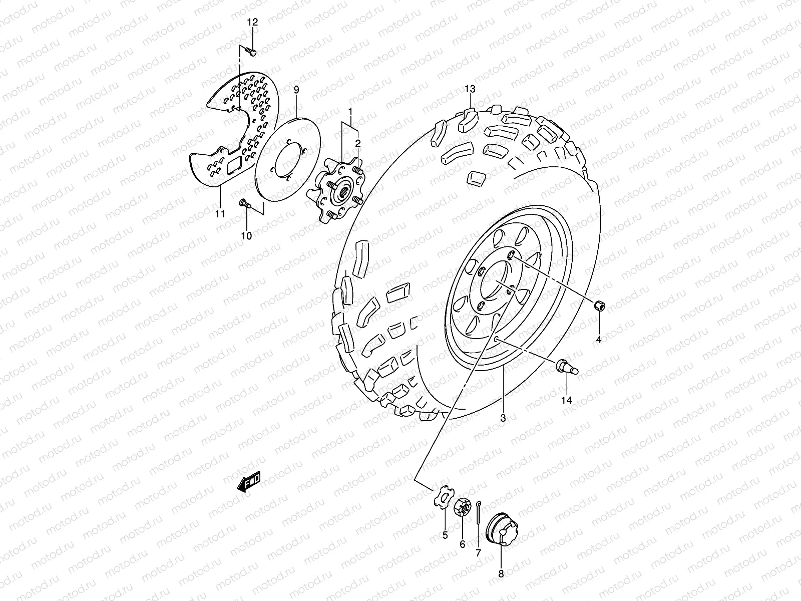 FRONT WHEEL