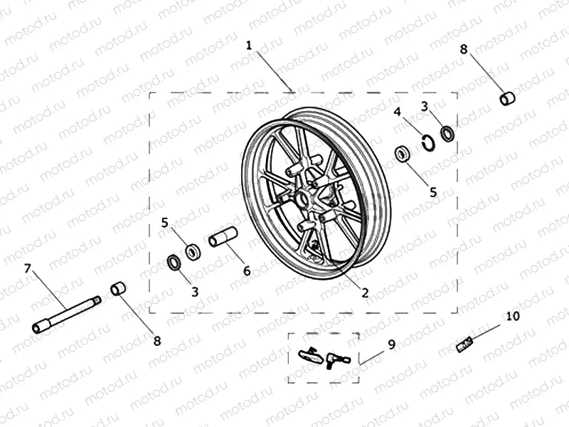 Front Wheel 602553