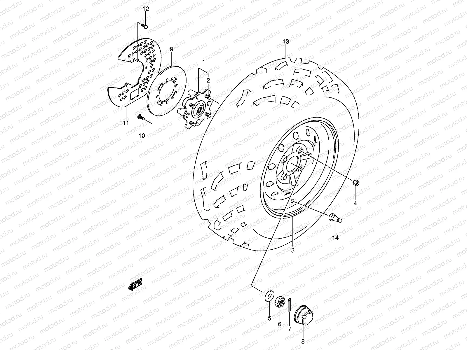 FRONT WHEEL