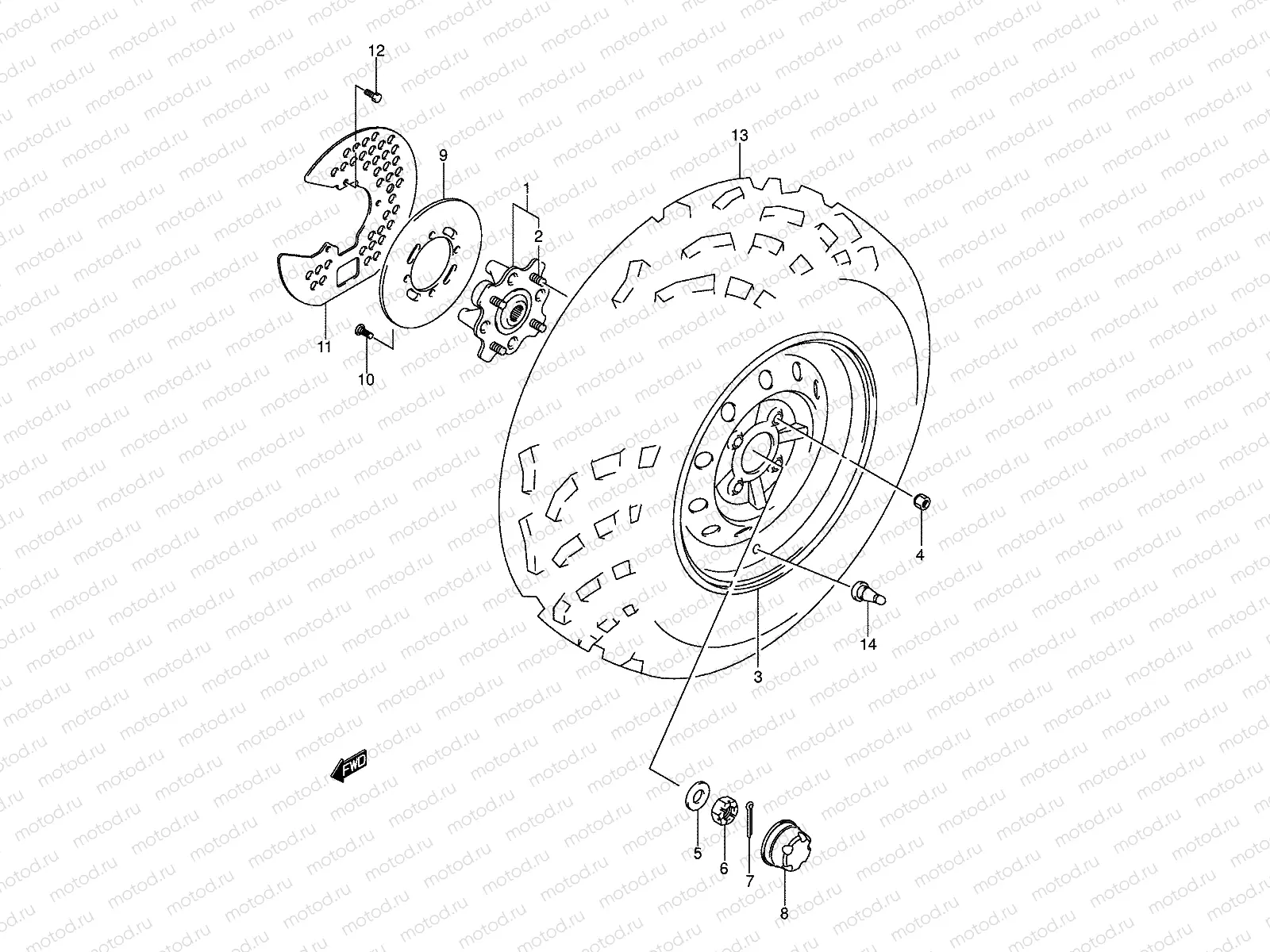 FRONT WHEEL
