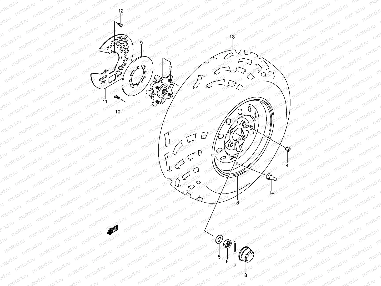 FRONT WHEEL