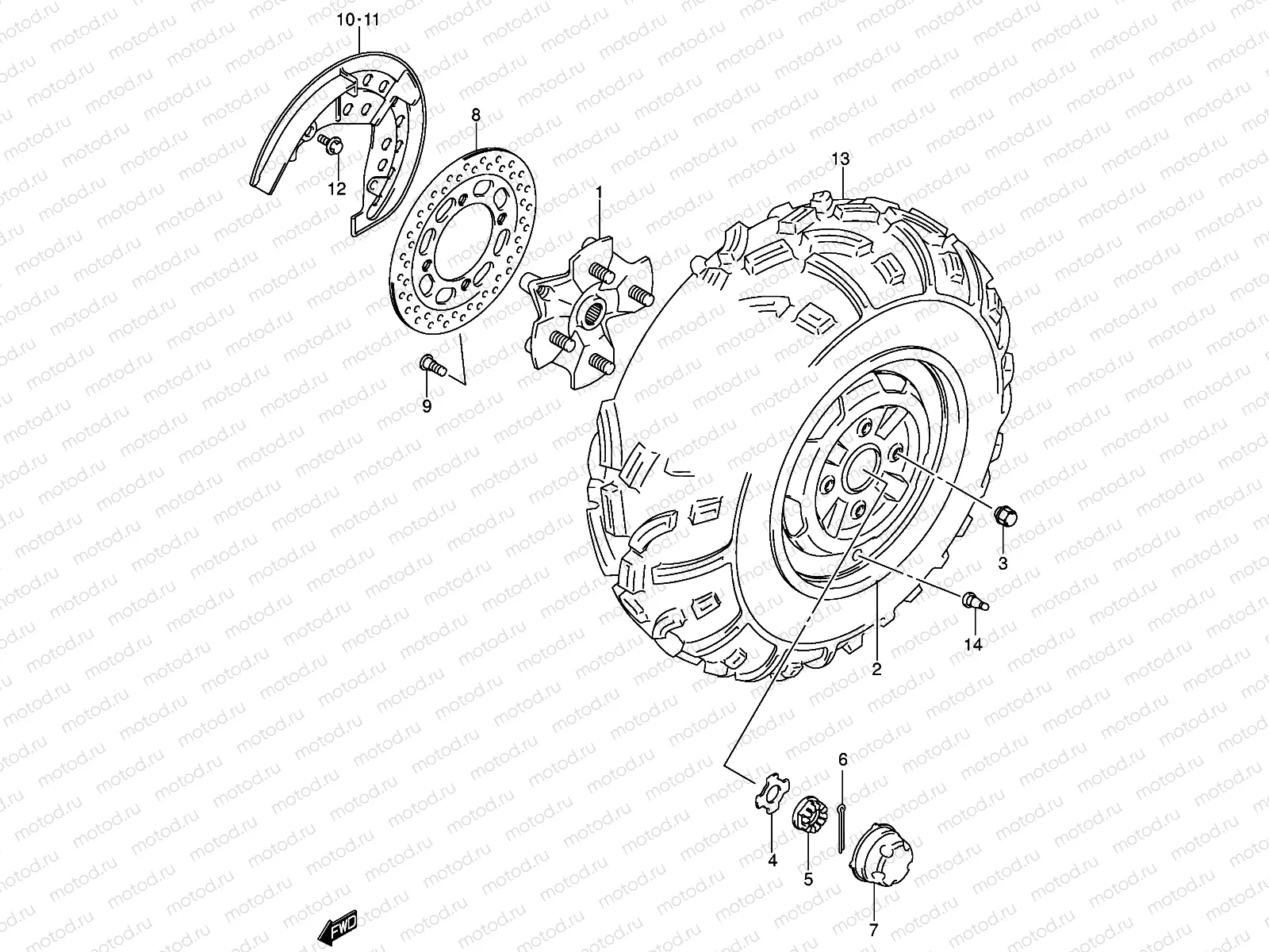 FRONT WHEEL