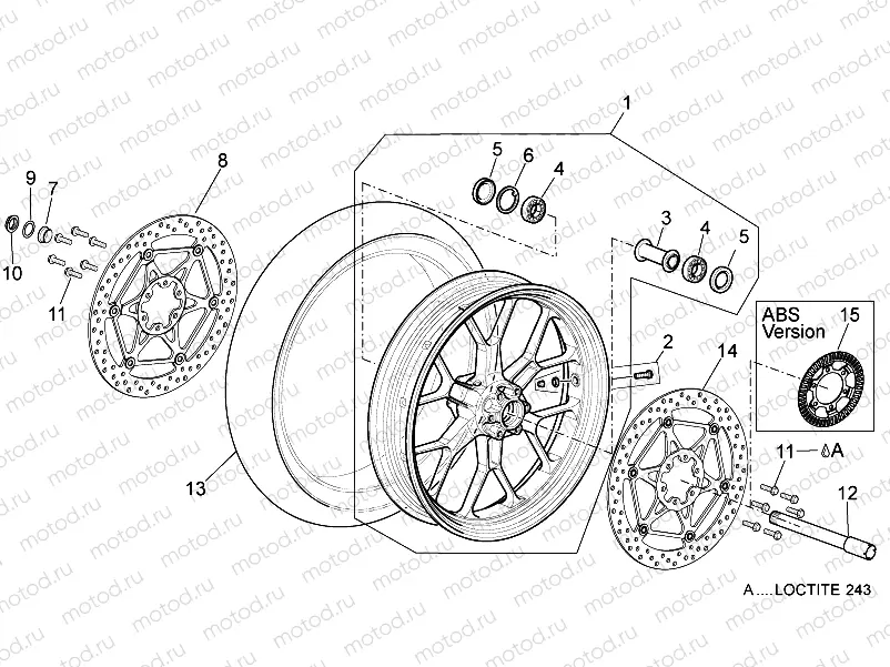 Front wheel