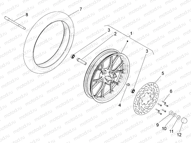 Front wheel