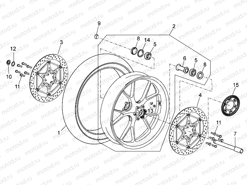 Front wheel