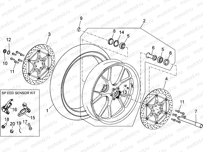 Front wheel