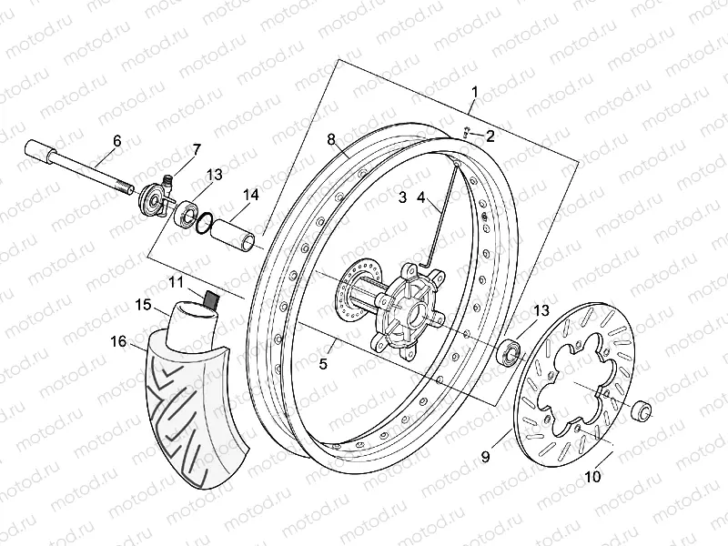 Front wheel