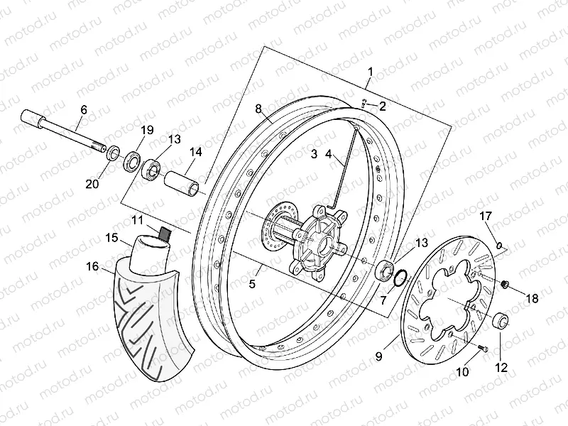 Front wheel