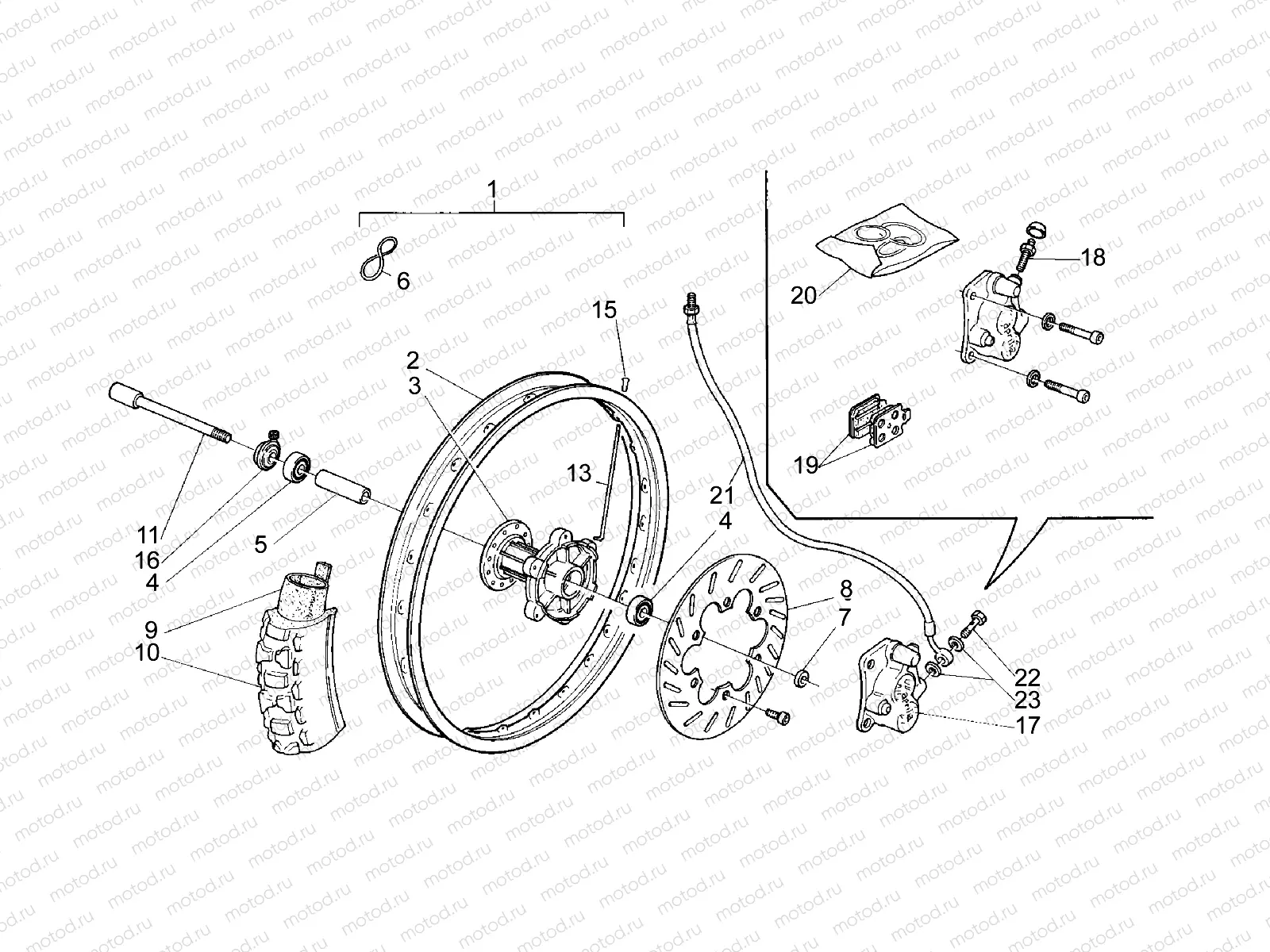 Front wheel