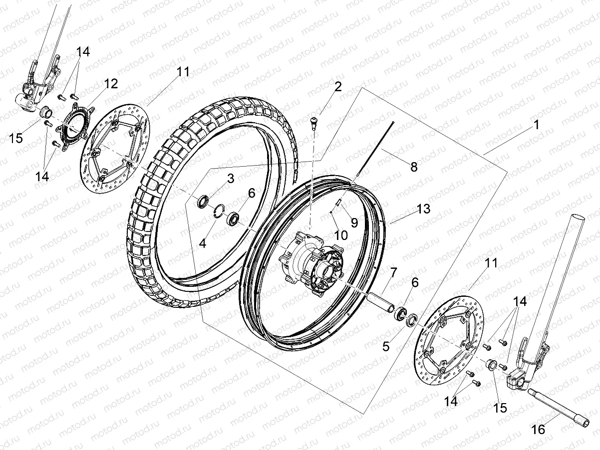 Front wheel