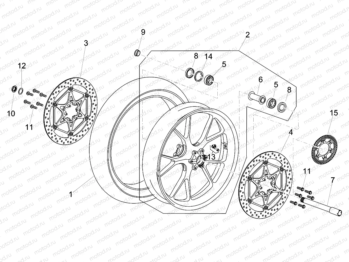 Front wheel