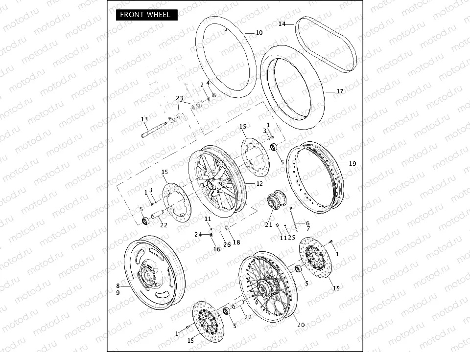 FRONT WHEEL