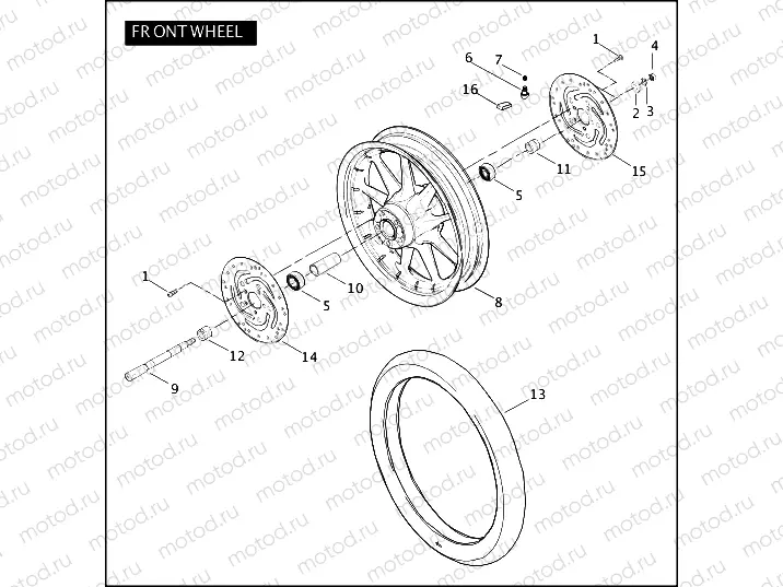 FRONT WHEEL