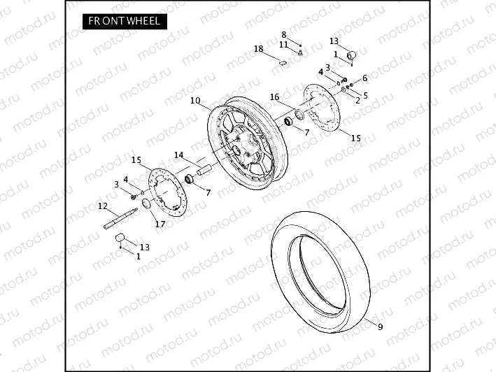 FRONT WHEEL