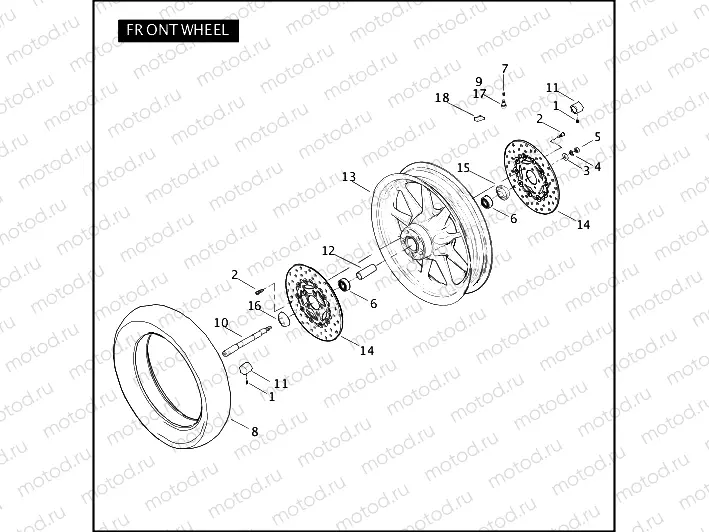 FRONT WHEEL