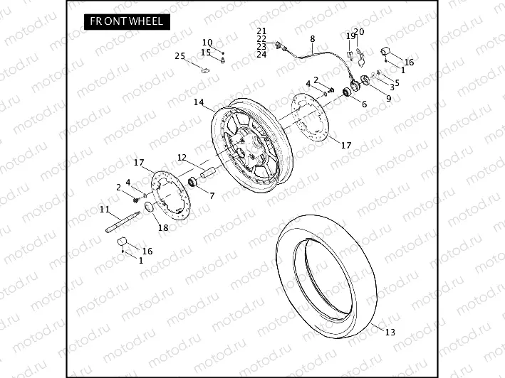 FRONT WHEEL