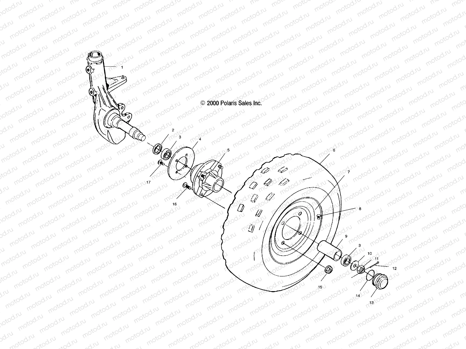 FRONT WHEEL - A00AA32AA (4949914991B005) | FRONT WHEEL - A00AA32AA (4949914991B005)