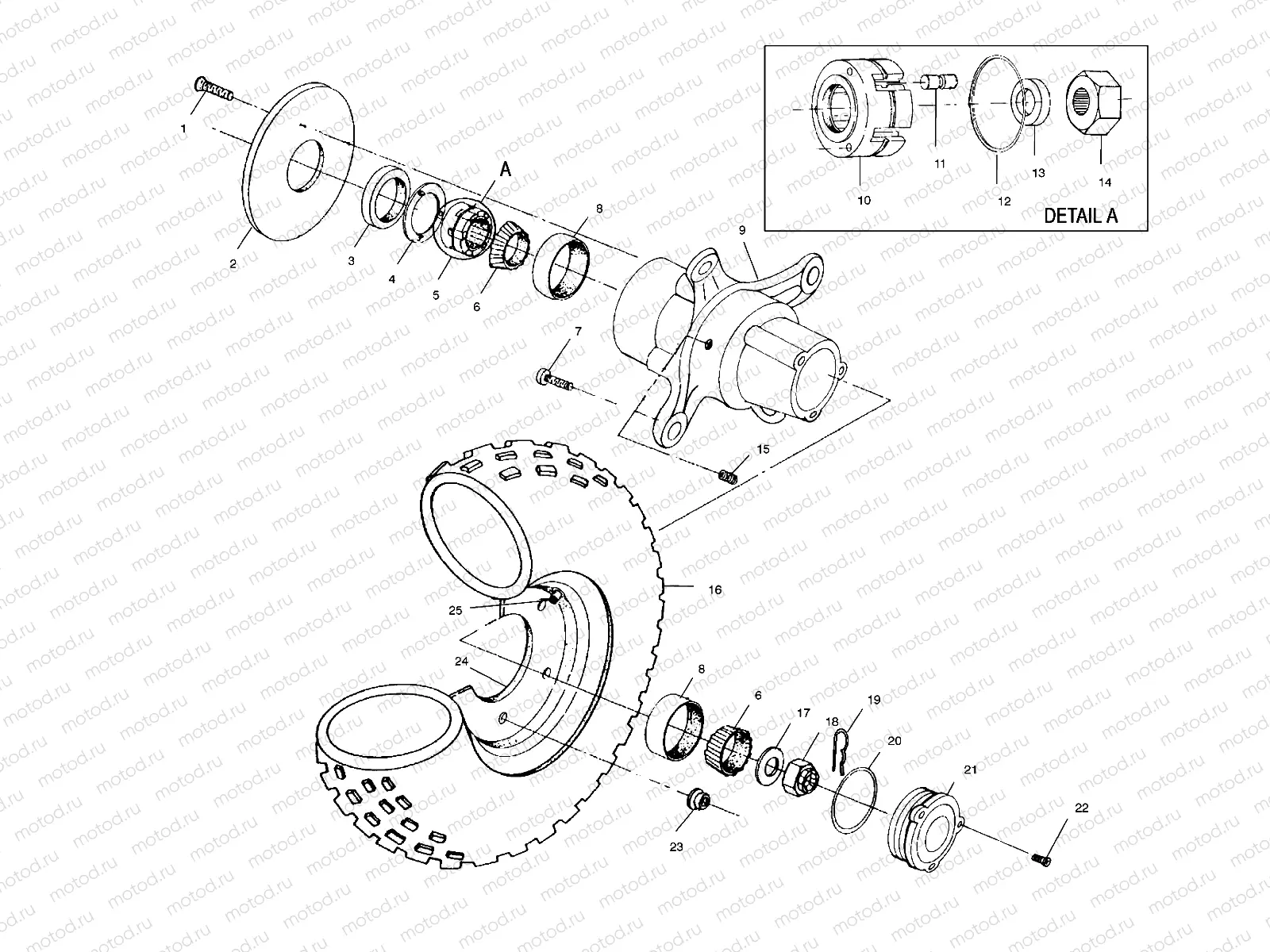 FRONT WHEEL - A00AG25CA (4954865486B004) | FRONT WHEEL - A00AG25CA (4954865486B004)