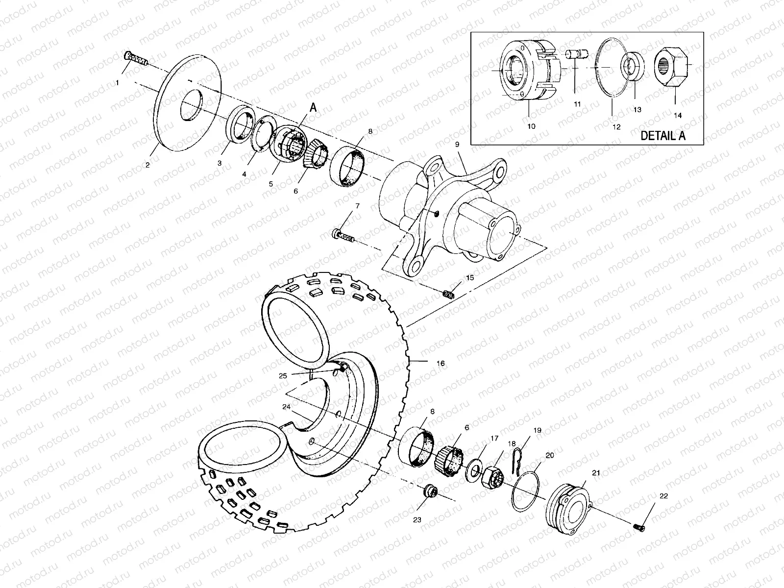 FRONT WHEEL - A00CG38CA (4954875487B007) | FRONT WHEEL - A00CG38CA (4954875487B007)