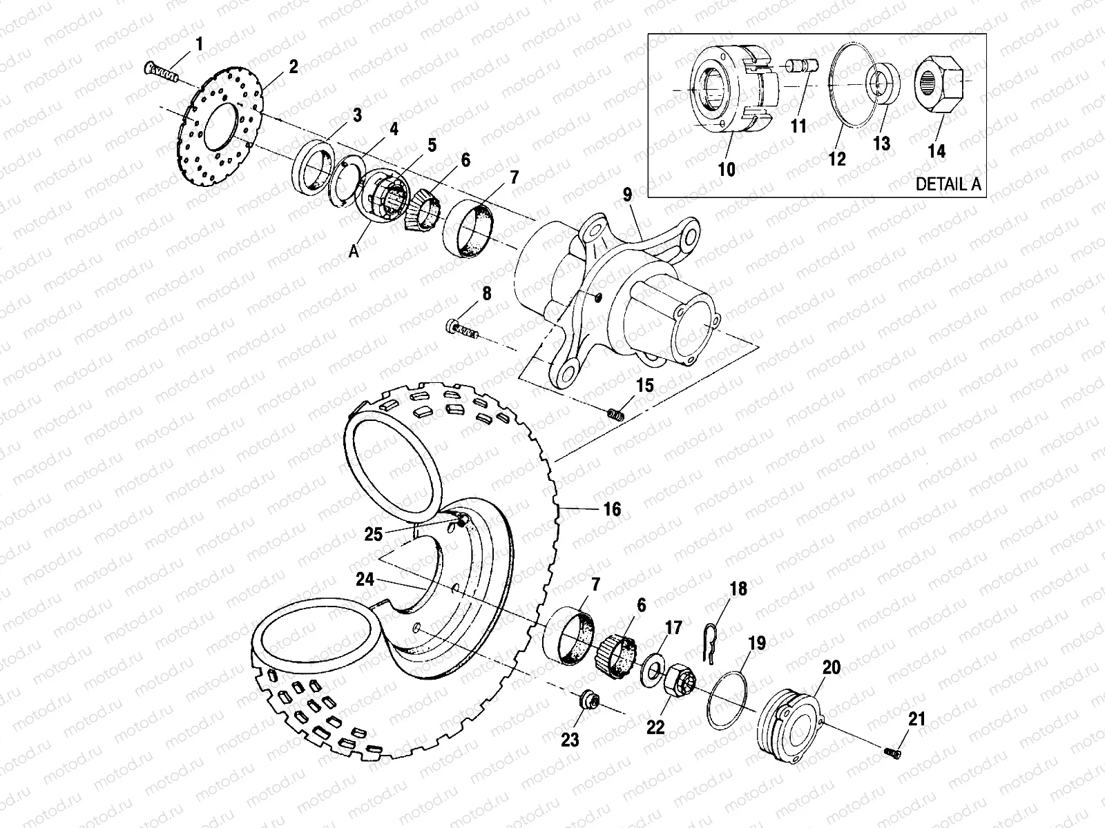 FRONT WHEEL - A01BG50AA (4963766376B005) | FRONT WHEEL - A01BG50AA (4963766376B005)