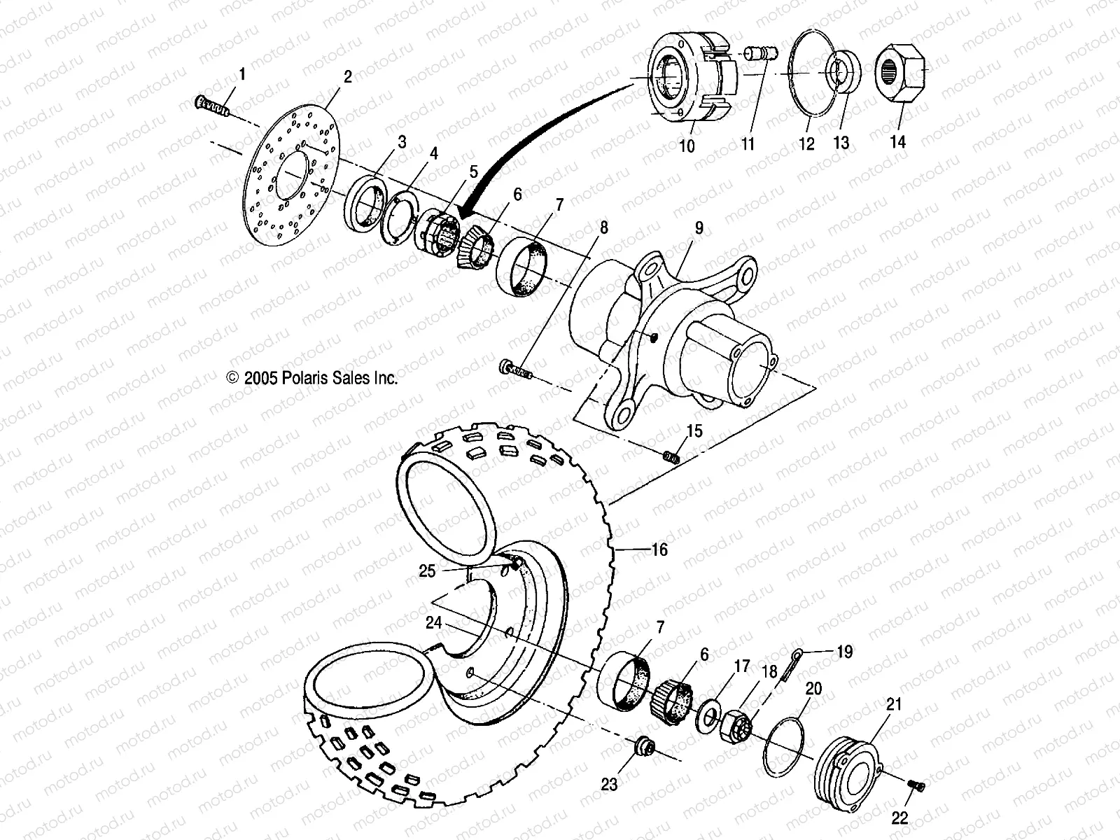 FRONT WHEEL - A04CL50AA (4999201649920164B03) | FRONT WHEEL - A04CL50AA (4999201649920164B03)