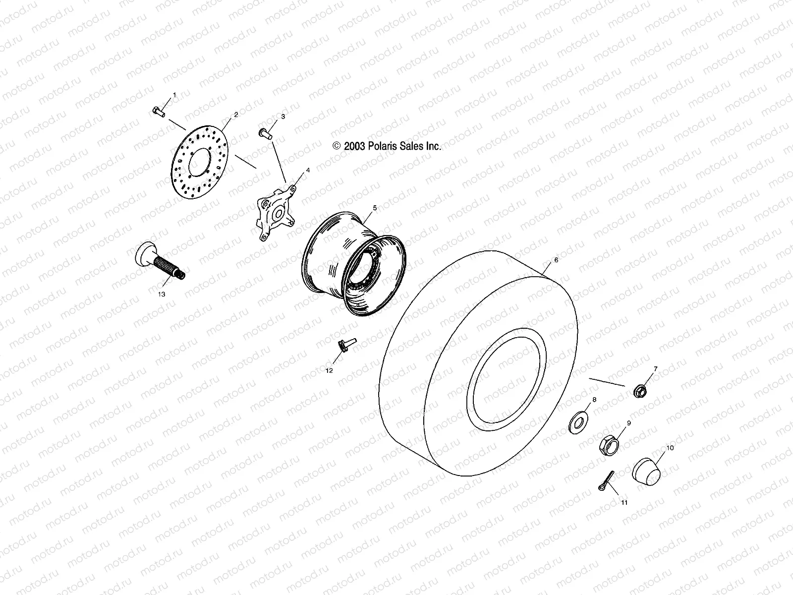 FRONT WHEEL - A04RB63AA (4989328932B05) | FRONT WHEEL - A04RB63AA (4989328932B05)