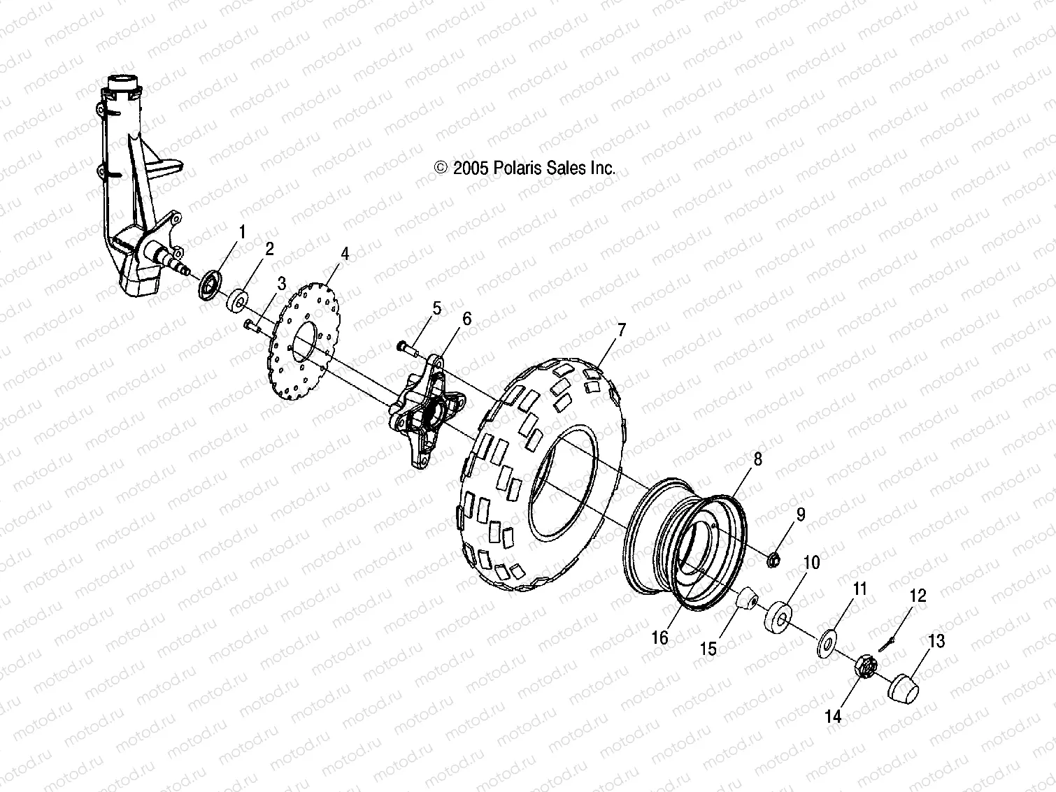 FRONT WHEEL - A05CA32AA/AB/AC/FA (4999202939920293A13) | FRONT WHEEL - A05CA32AA/AB/AC/FA (4999202939920293A13)