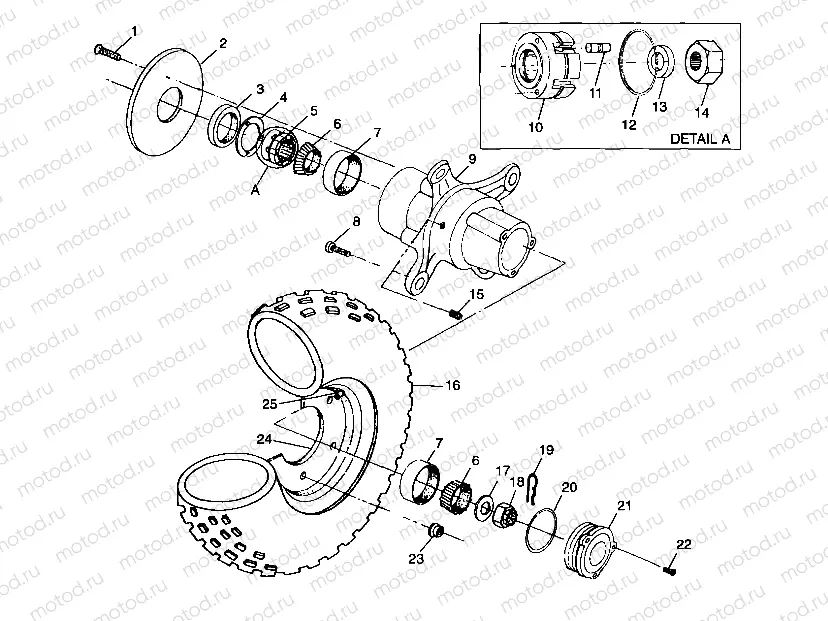 FRONT WHEEL - A99AE50DA (4949204920b008) | FRONT WHEEL - A99AE50DA (4949204920b008)