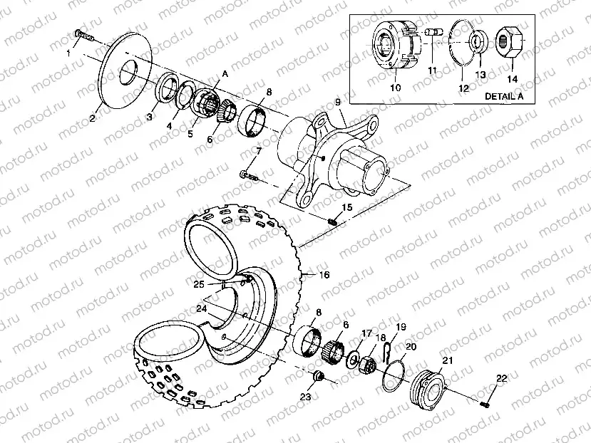 FRONT WHEEL - A99CG38CA (4949634963B006) | FRONT WHEEL - A99CG38CA (4949634963B006)