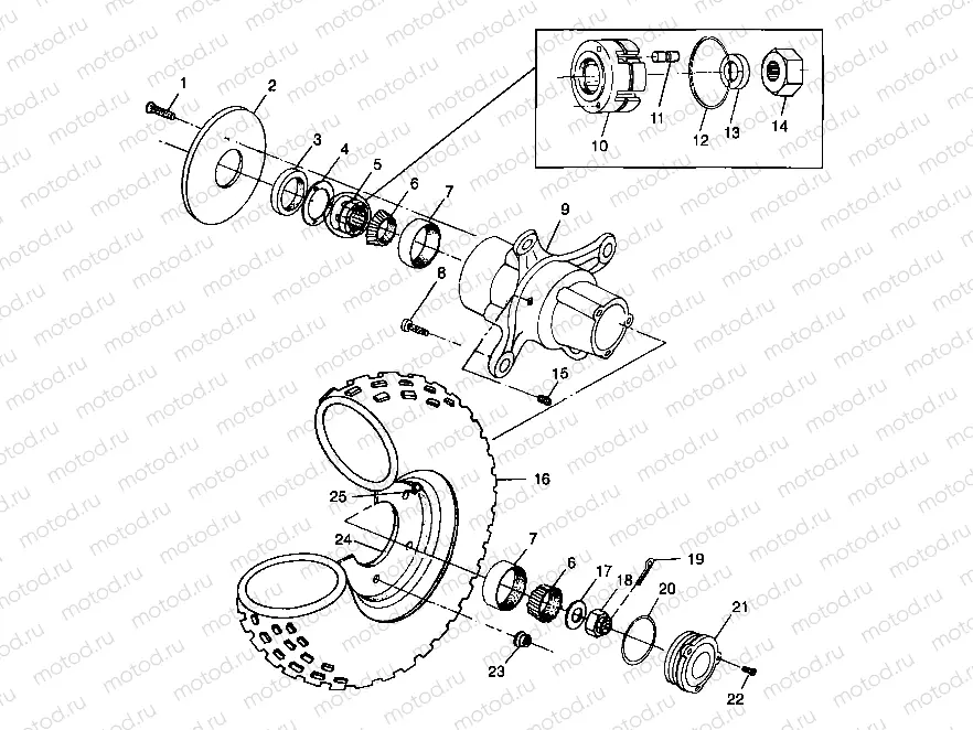 FRONT WHEEL - A99CH45IA (4949154915B006) | FRONT WHEEL - A99CH45IA (4949154915B006)