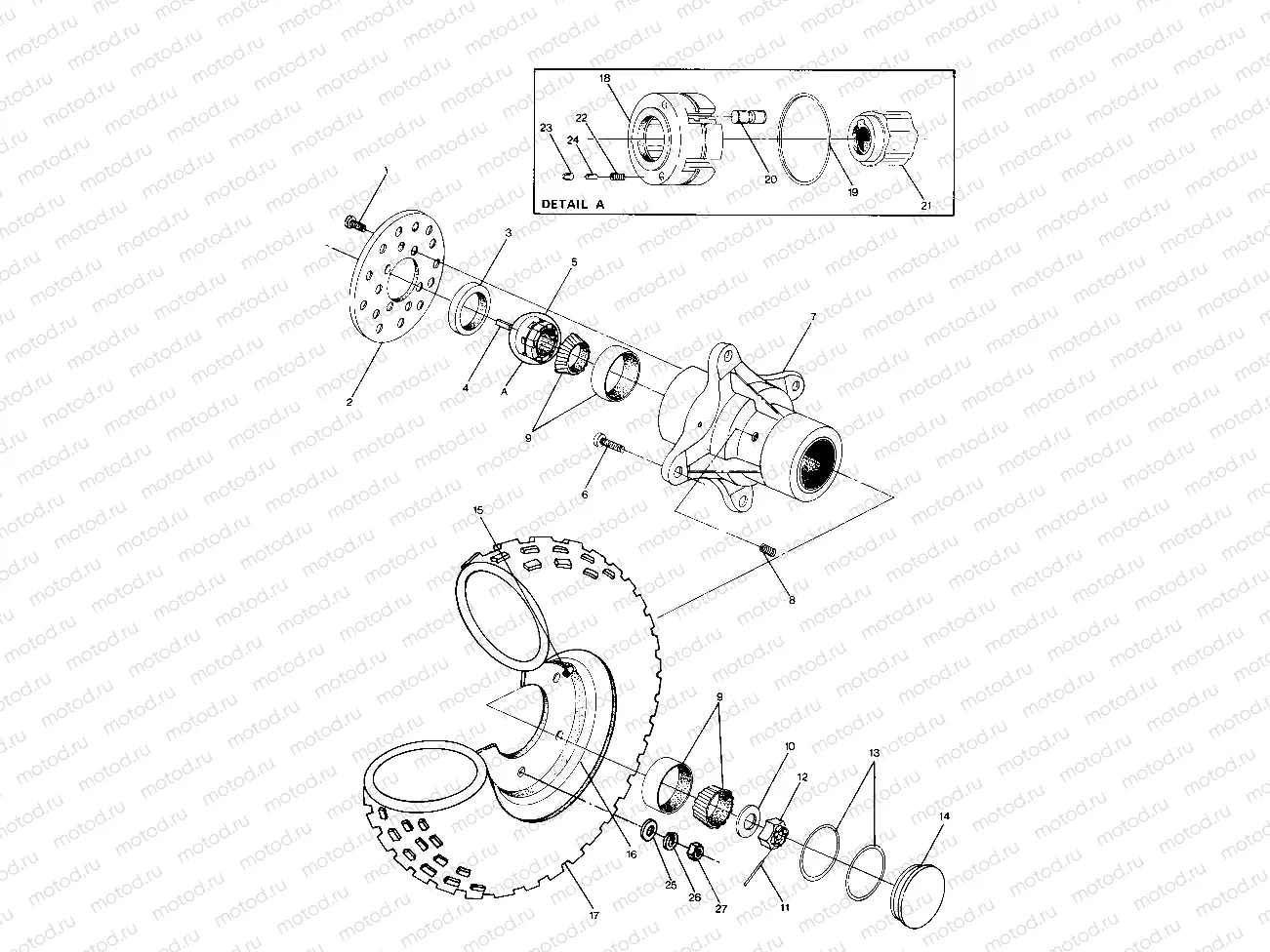 Front Wheel Assembly (4913511351017A) | Front Wheel Assembly (4913511351017A)