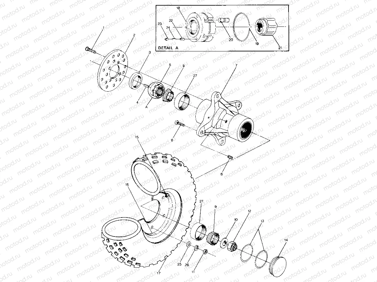 Front Wheel Assembly (4913521352017A) | Front Wheel Assembly (4913521352017A)