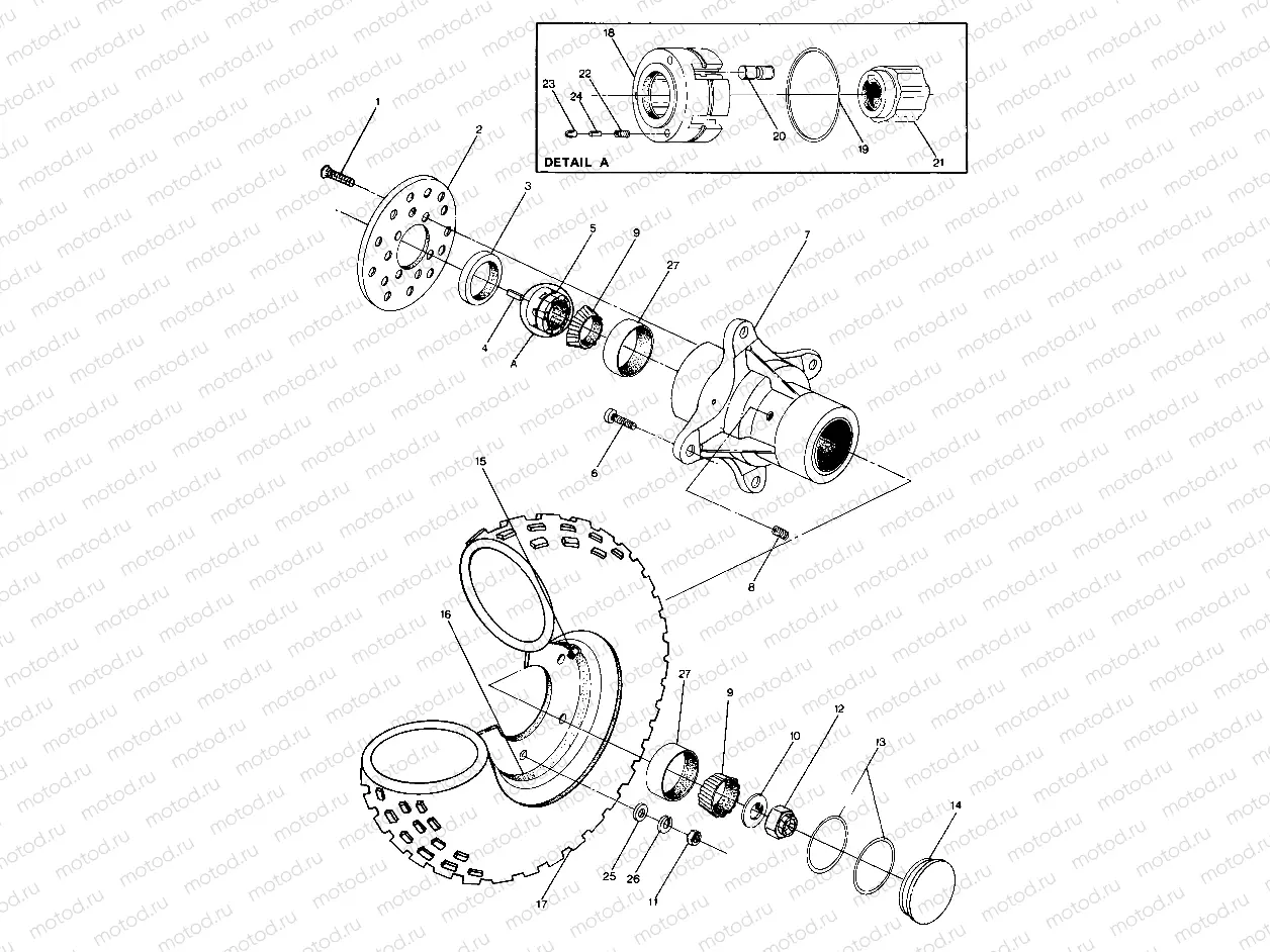 Front Wheel Assembly (4914761476017A) | Front Wheel Assembly (4914761476017A)