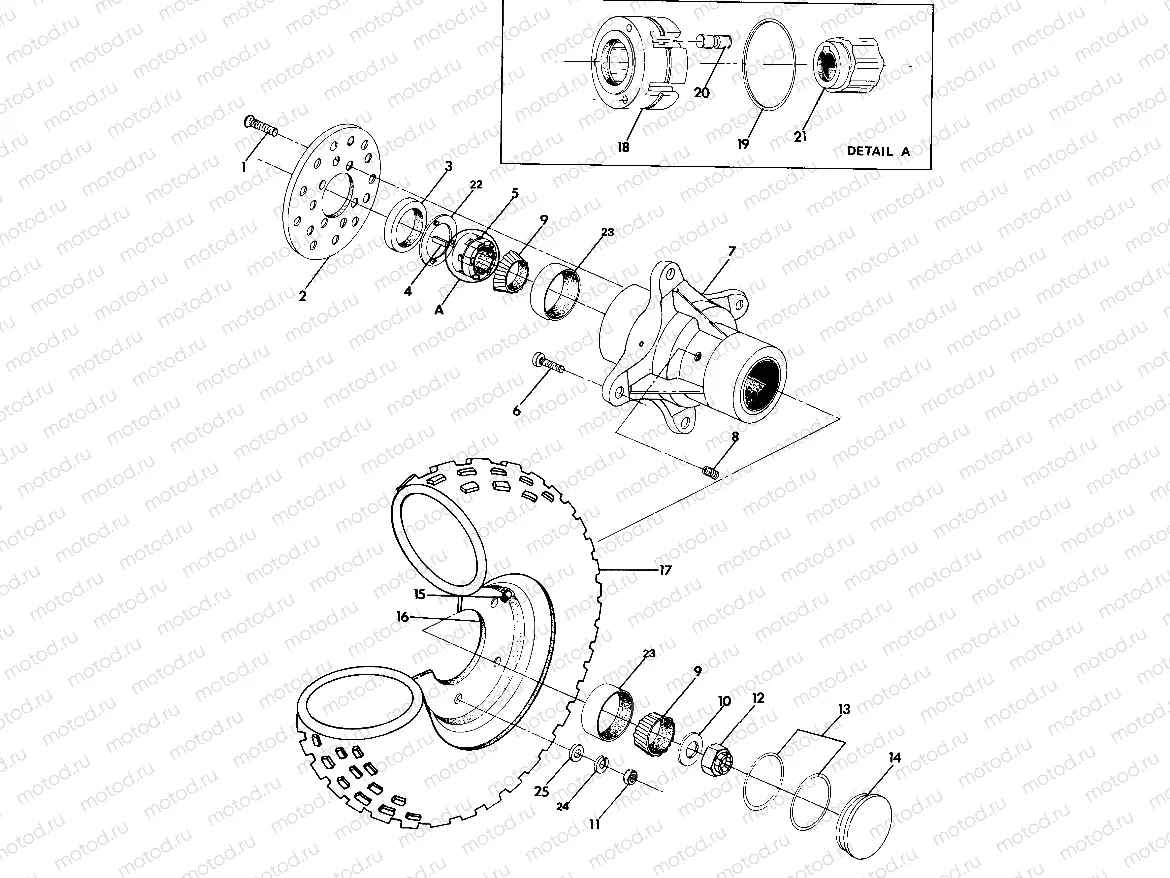 Front Wheel Assembly (4918541854021A) | Front Wheel Assembly (4918541854021A)