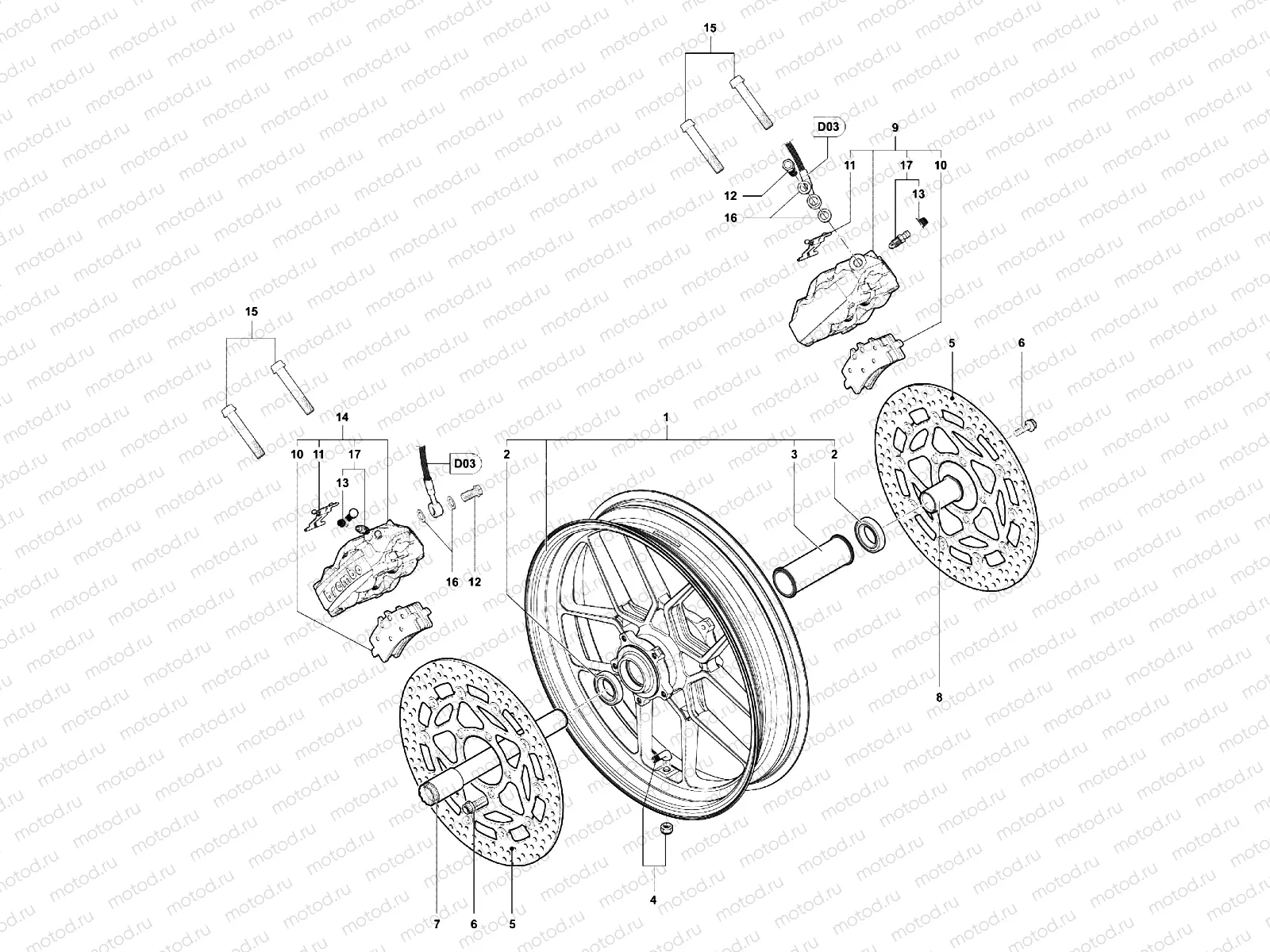 Front Wheel Assembly