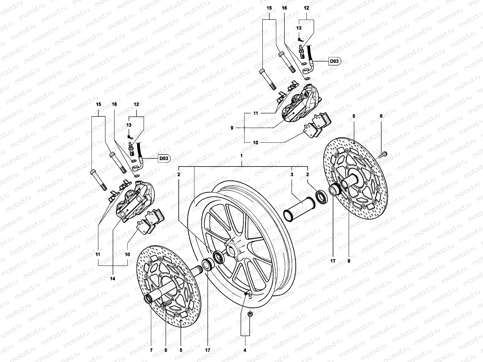 Front Wheel Assembly