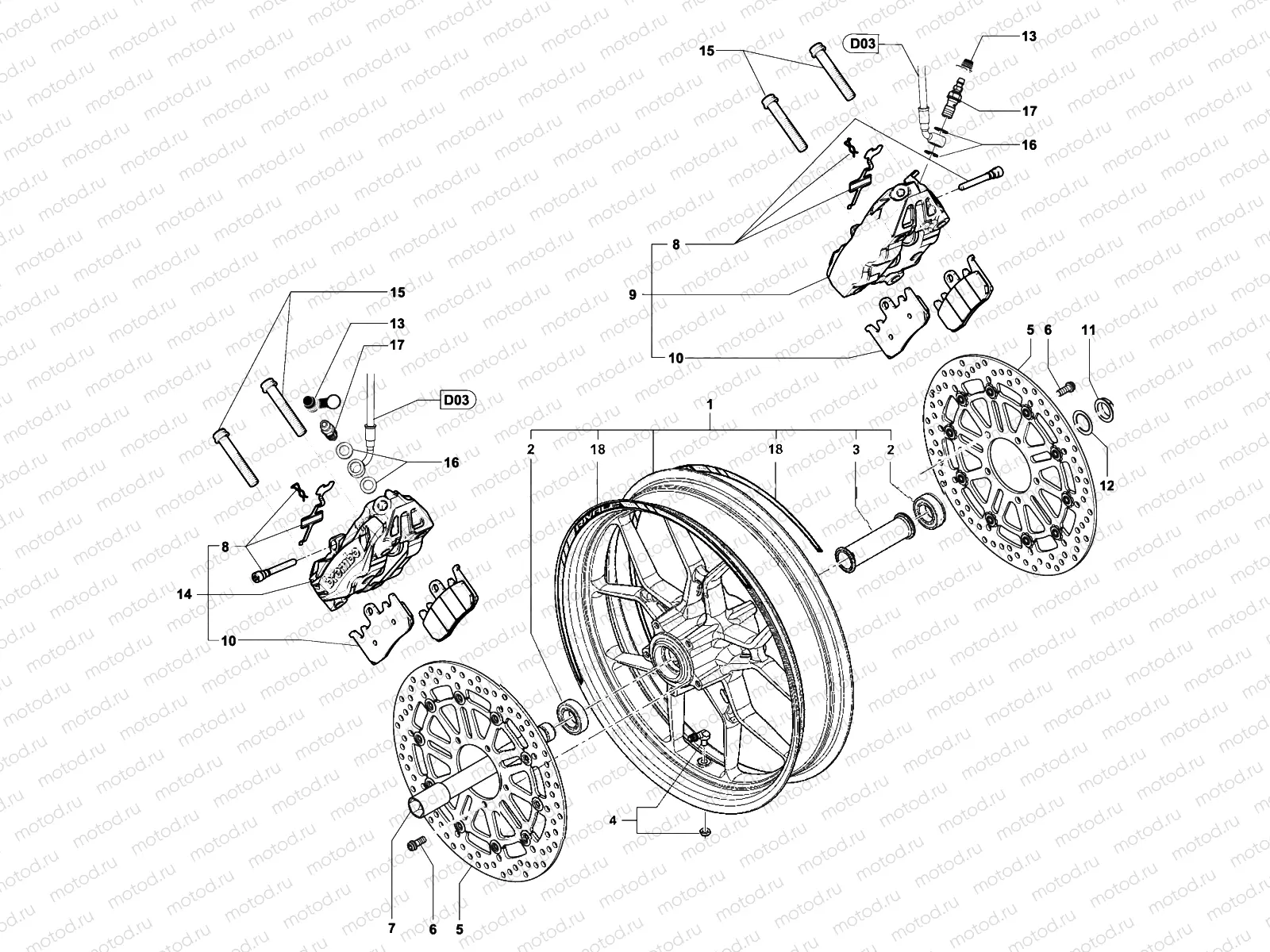 Front wheel Assembly