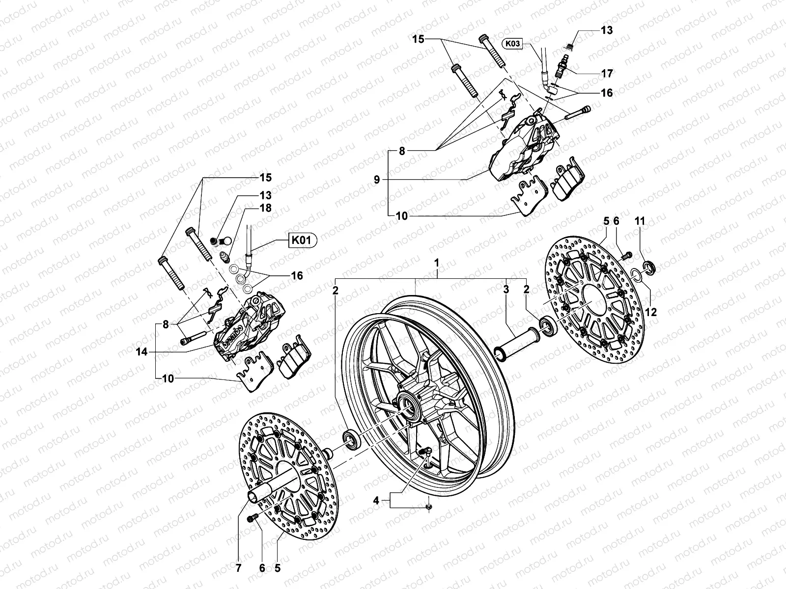 Front Wheel Assembly