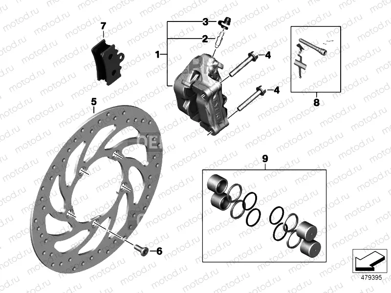 FRONT WHEEL BRAKE