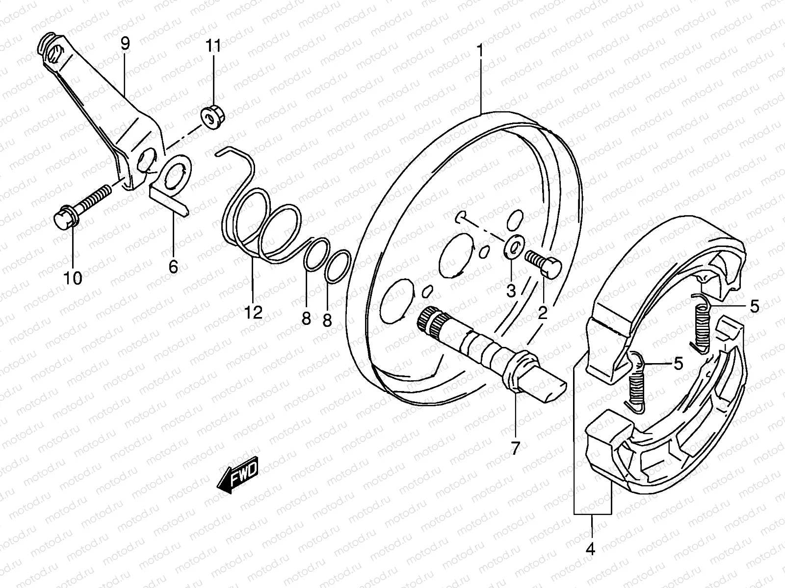 FRONT WHEEL BRAKE