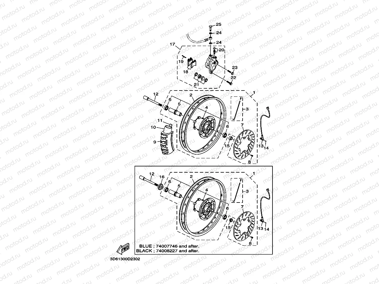 FRONT WHEEL & BRAKE SYSTEM