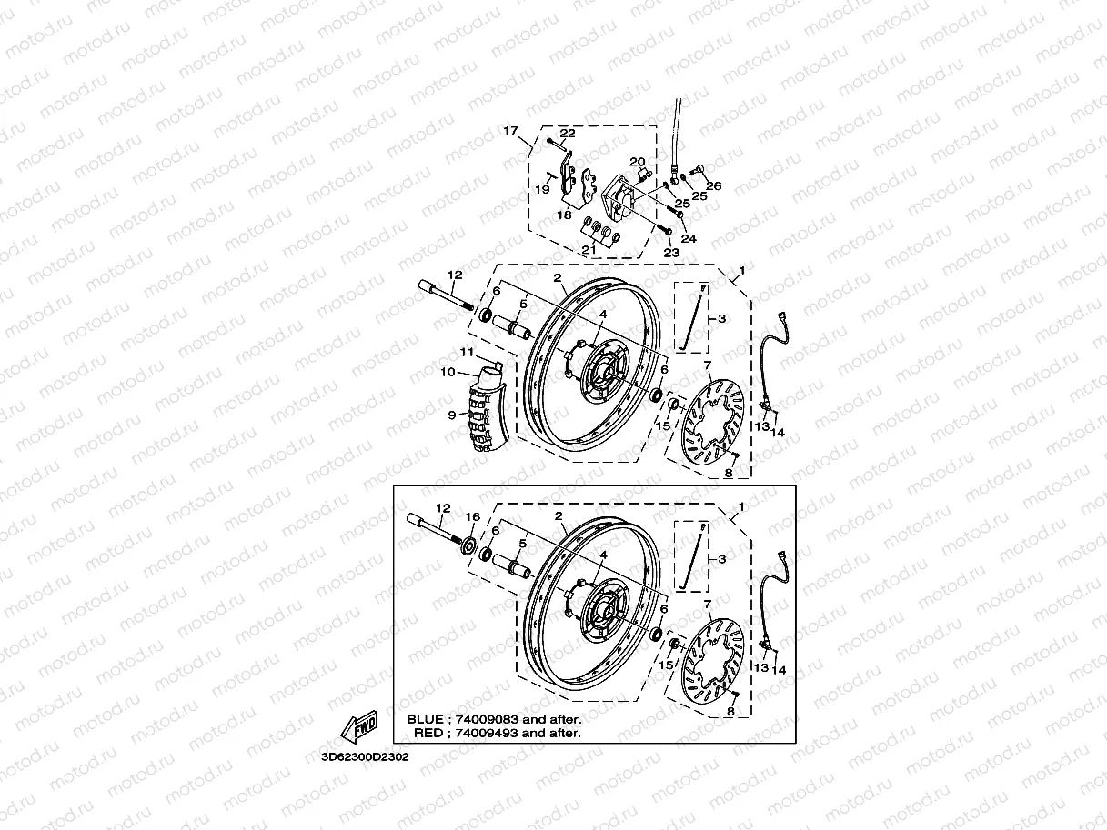 FRONT WHEEL & BRAKE SYSTEM