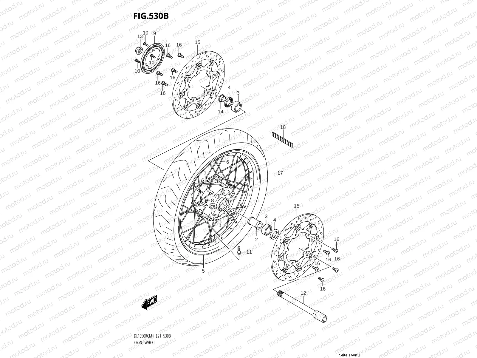 FRONT WHEEL (C)