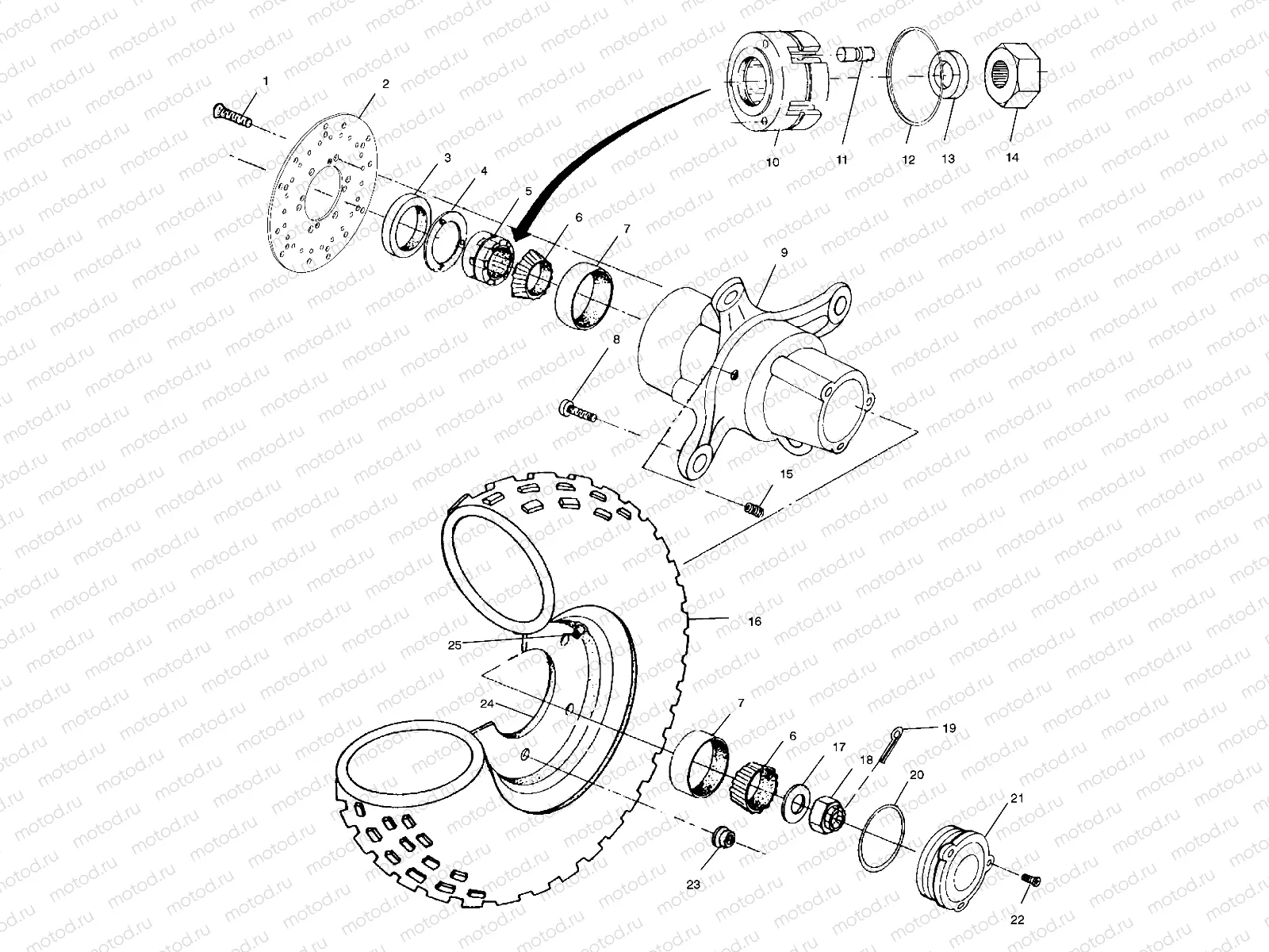 FRONT WHEEL - C10CL50AA (4978707870B04) | FRONT WHEEL - C10CL50AA (4978707870B04)