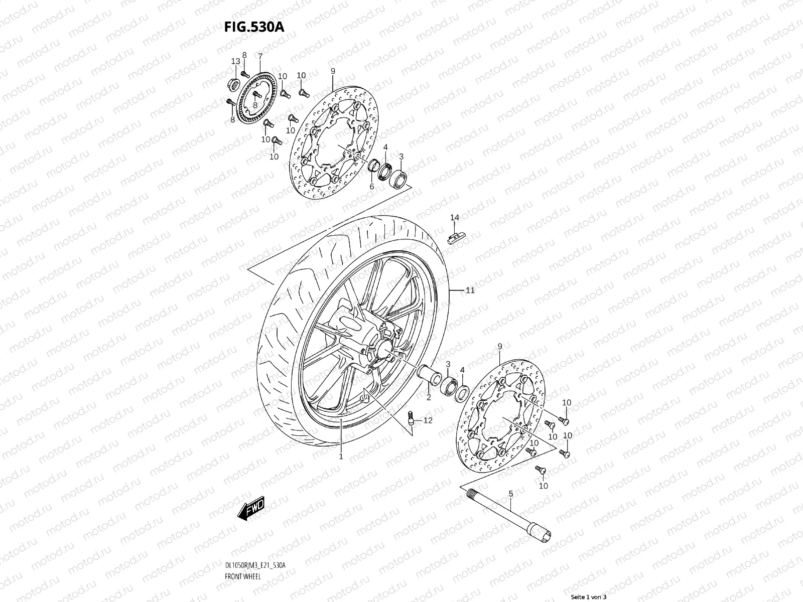 FRONT WHEEL (EN)