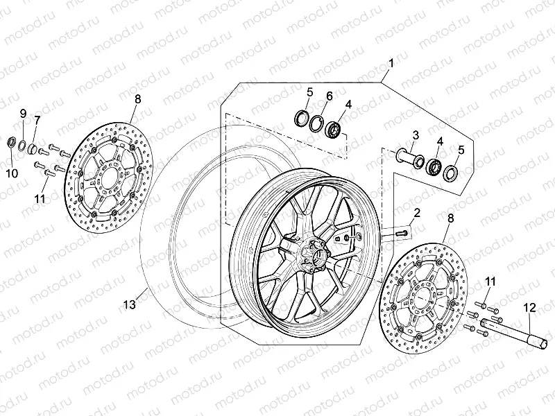 Front wheel Factory - Dream II