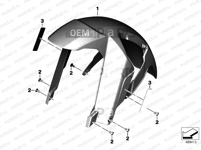 FRONT WHEEL FENDER